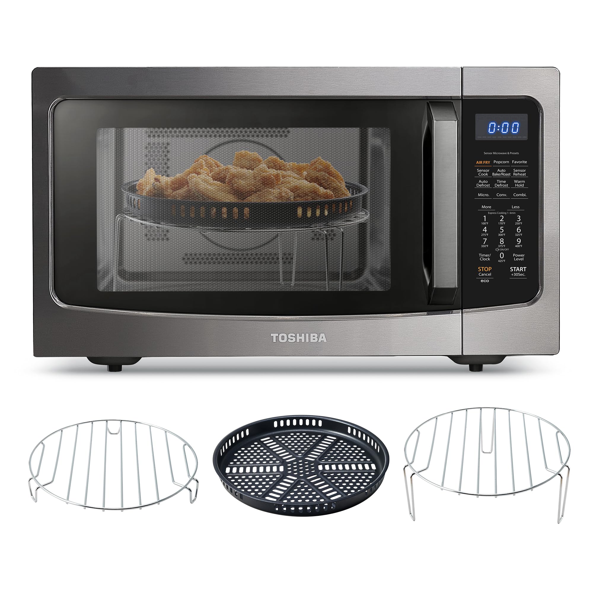 Amazon.com: Toshiba Air Fryer Combo 4-in-1 Countertop Microwave